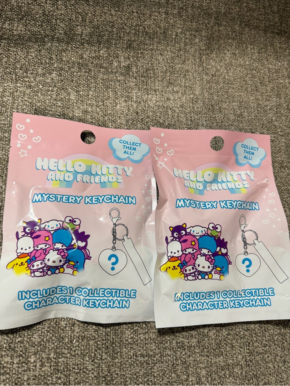 Hello Kitty Mystery Keychain Packets - Set of 2